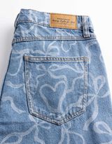 Jeans - Laserprint - Lichtblauw