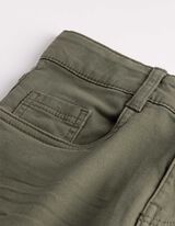 Bermuda  - Stretchanteil - dunkelgr&uuml;n