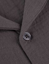 Hemd - Musselin - dunkelgrau