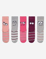 Șosete - Pachet de 5 - Roz