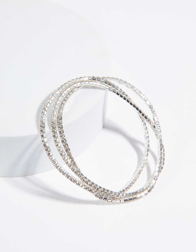 Armband - Set van 3 - zilver