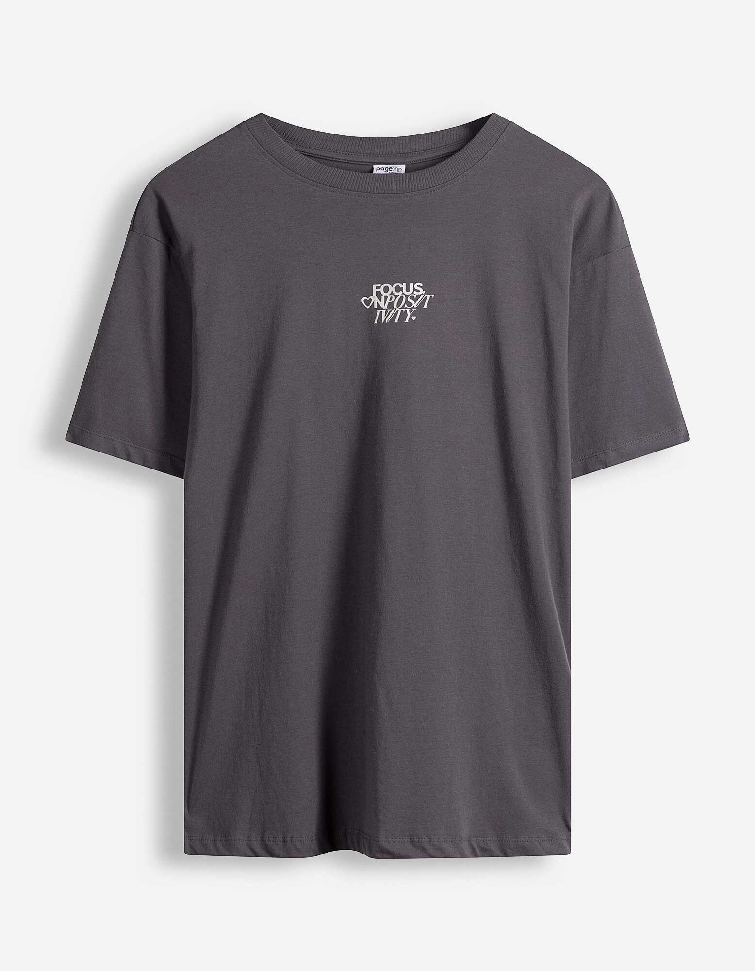 Longshirt - Oversized Fit - Dunkelgrau