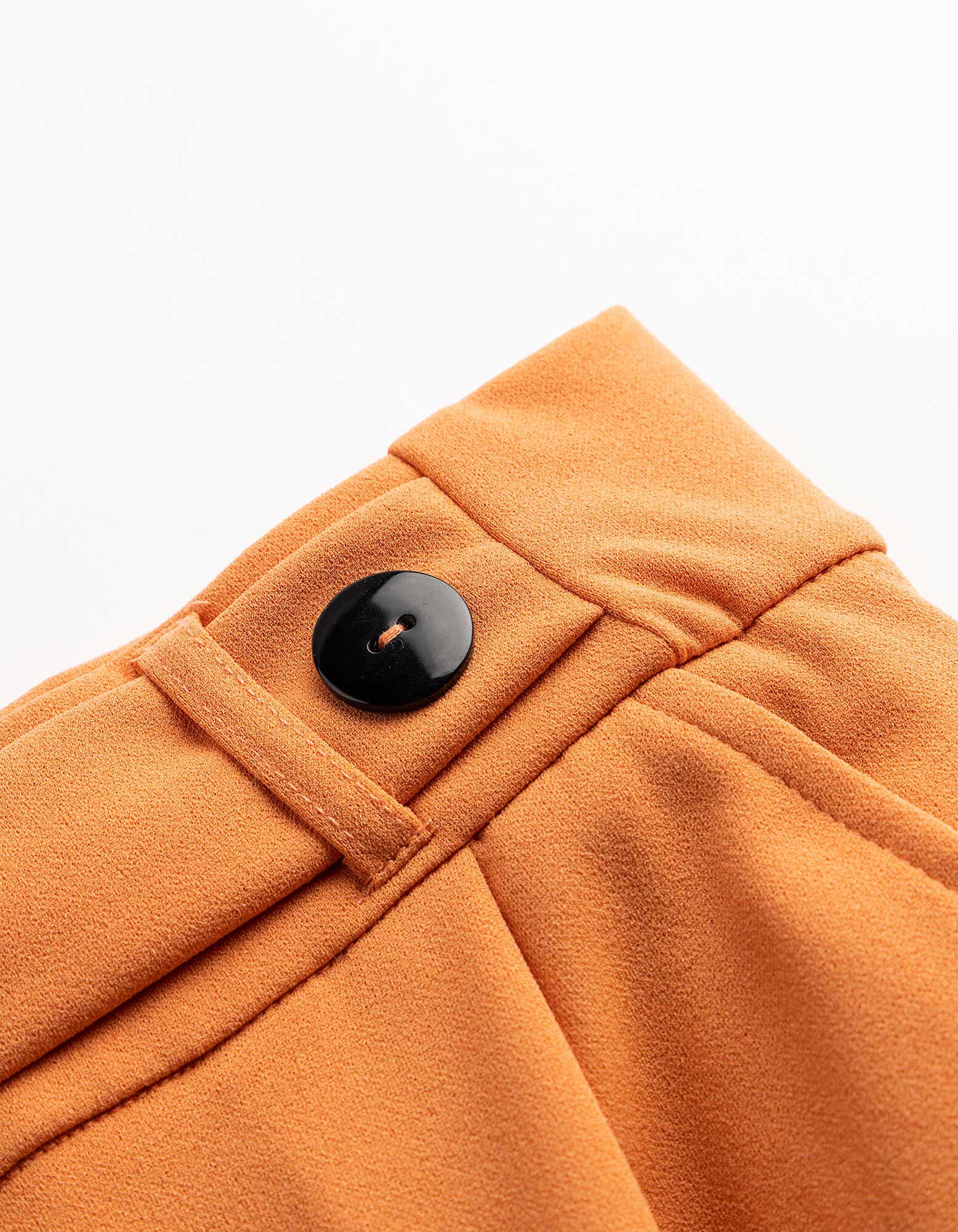 Broek - Elastische sluiting - Roestbruin
