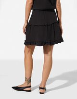 Jupe-short - Unicolore - noir