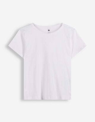T-shirt - Texture c&ocirc;tel&eacute;e - blanc