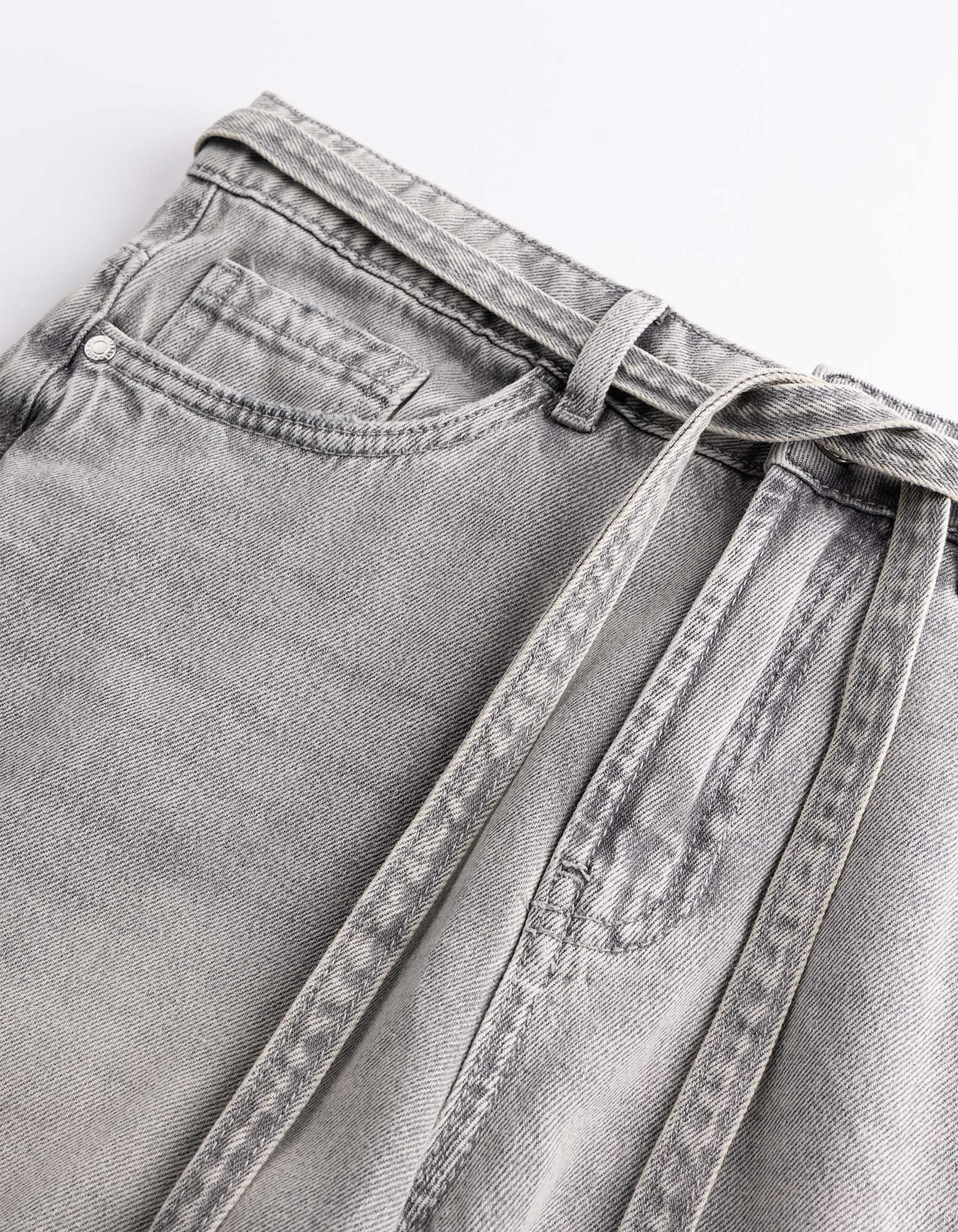 Jeans - Straight fit - grijs