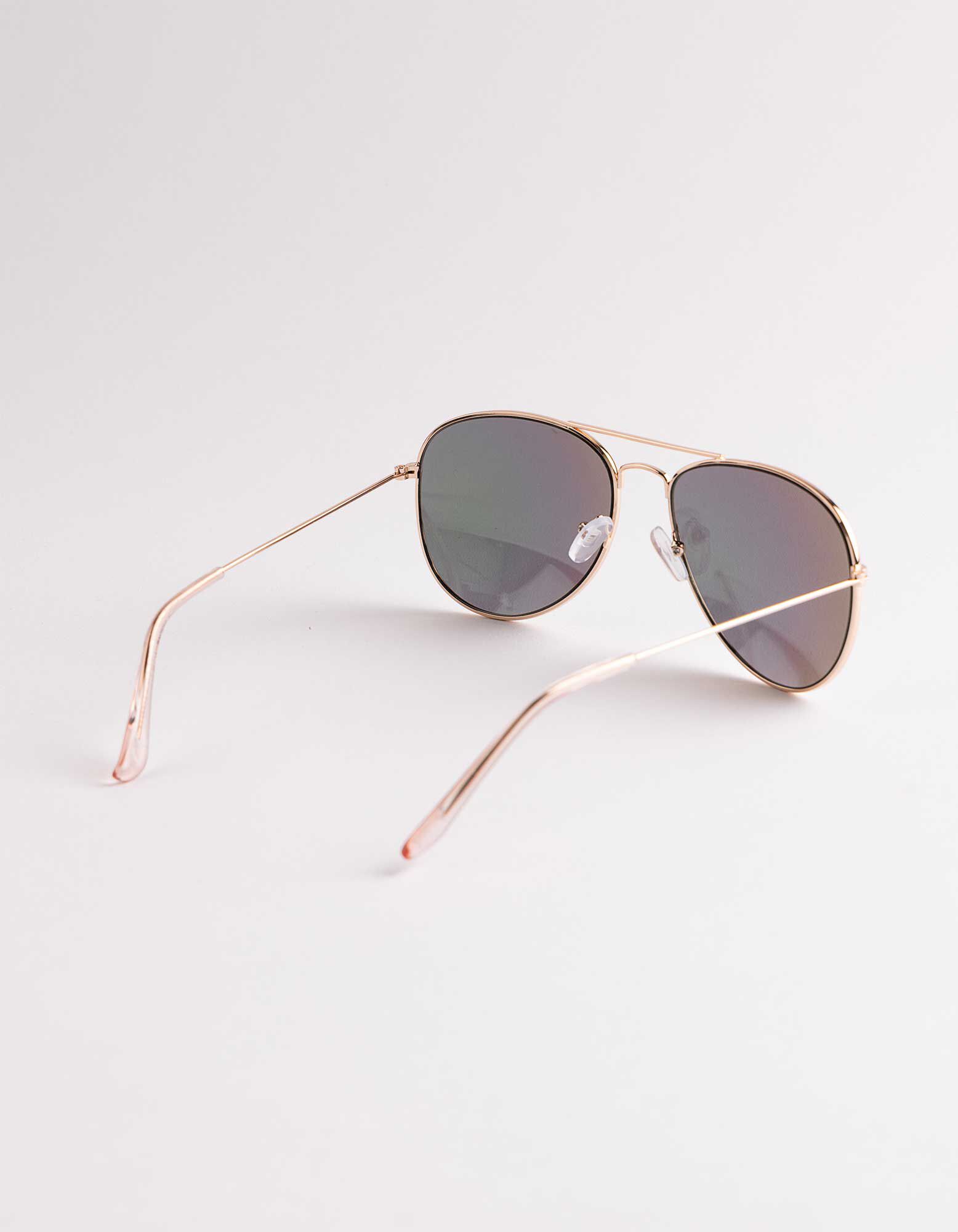 Sonnenbrille - Pilotenform - goldfarben