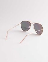Sonnenbrille - Pilotenform - goldfarben