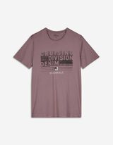 T-shirt - Stampa frontale - lilla scuro