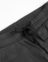Pantaloni da jogging - Tasche applicate - grigio scuro
