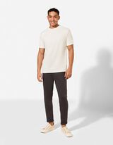 T-Shirt - einfarbig - Wei&szlig;
