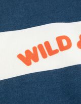 Sweatshirt - Streifen - weiß