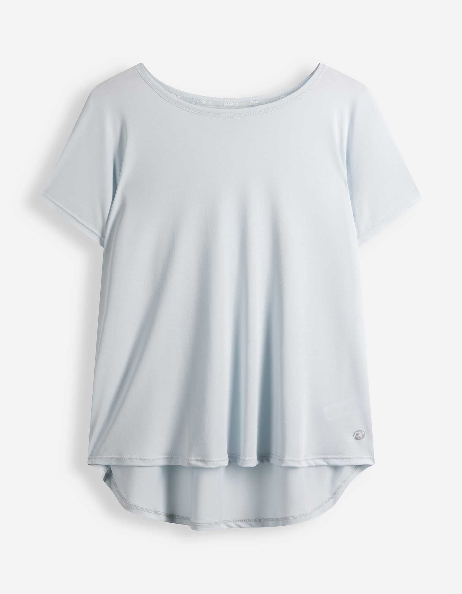 T-shirt - Ademend - Lichtblauw