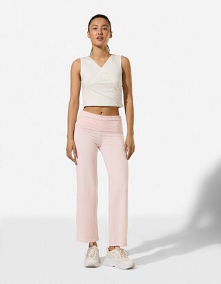 Yoga Hose - Atmungsaktiv - Rosa