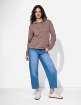 Felpa con cappuccio - Cappuccio - marrone