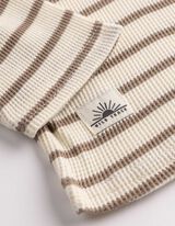 Longsleeve - Strepen - wit