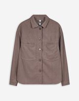 Bluse - Cord - braun