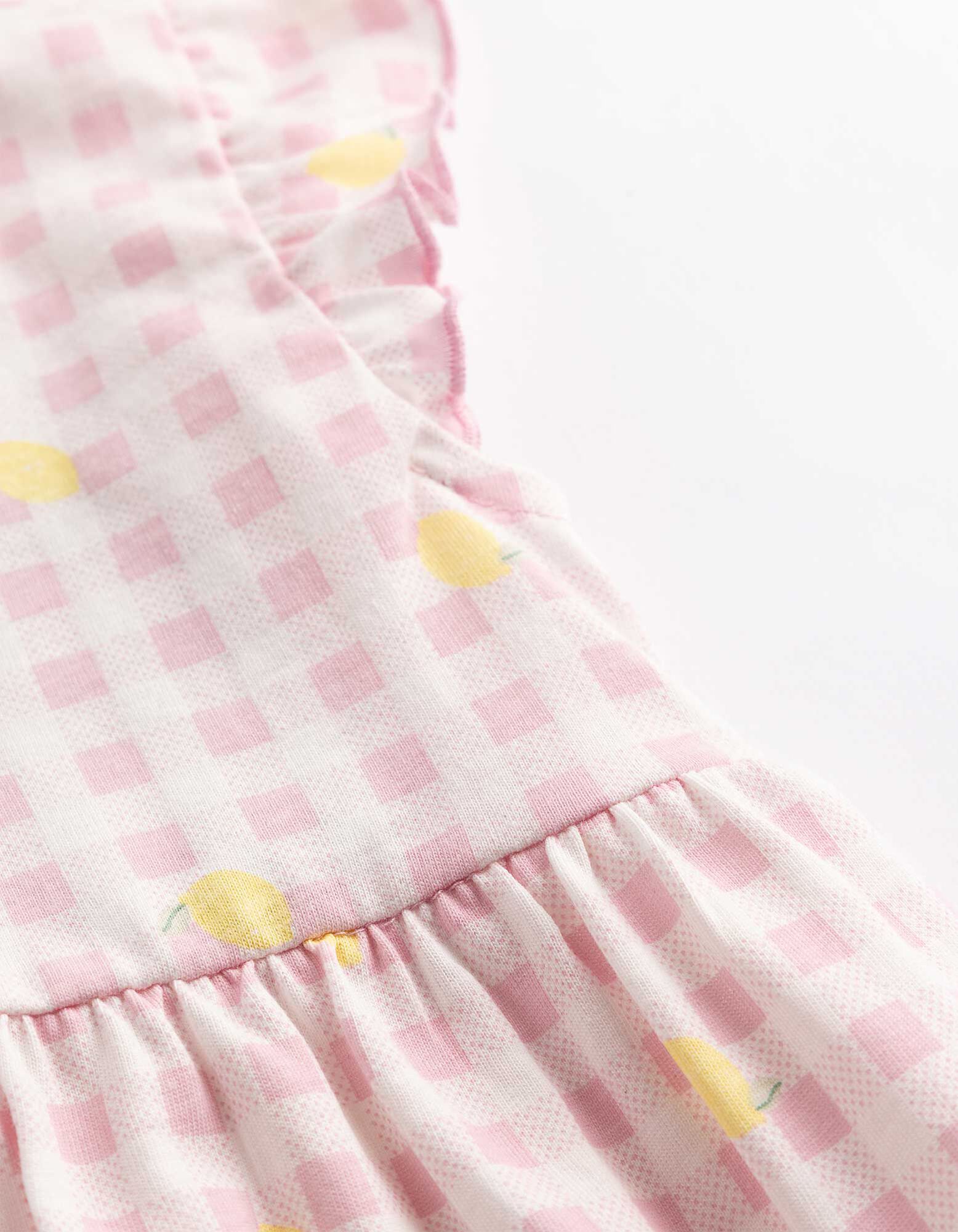 Robe trapeze - Encolure au dos - Blanc cass&eacute;