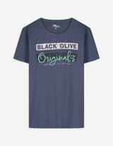 T-Shirt - Print - blau