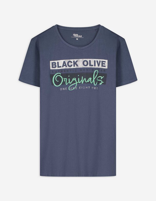 T-Shirt - Print - blau