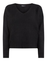 Damen Pullover mit seitlichen Schn&uuml;rungen