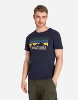 Tricou - Imprimeu - Albastru inchis