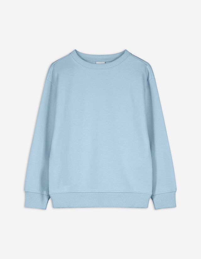 Sweatshirt - einfarbig - blau