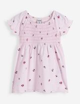 Ensemble robe et leggings - Passementerie en dentelle - ros&eacute; tendre 