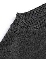 Pulóver - Viszkózkeverék - sötétszürke