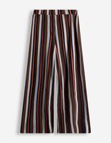 Hose - Plissee - braun