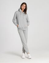 Felpa con cappuccio - Tasca a marsupio - grigio