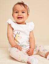 Set tričko a leg&iacute;ny - balenie po 3 kusoch - biely