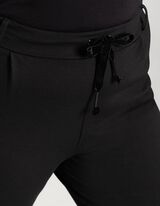 Laisvalaikio kelnės - Raištelis - juodas