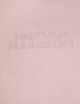 Pulover s kapuco - Potisk s sporočilom - vijolicna