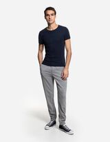 Jogginghose - Weites Bein - grau