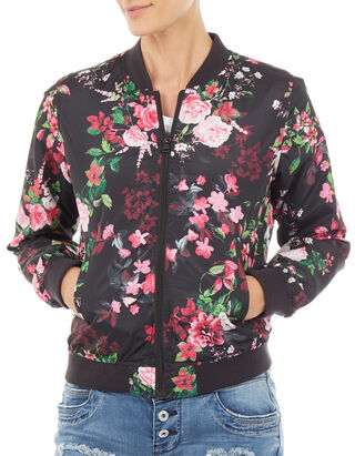 Damen Blouson mit floralem Muster&nbsp;