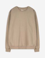 Sweatshirt - Relax Fit - hellbraun