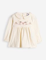 Set aus Shirt, Leggings, Weste - Baumwoll-Mix - Off-White