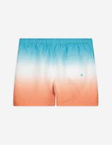 Badehose - Farbnuancen - blau