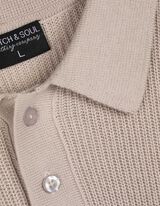 Pullover - Polokragen - dunkelgrün