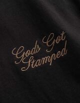 T-Shirt - R&uuml;ckenprint - schwarz