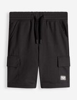Cargoshorts - Aufgesetze Taschen - Dunkelgrau