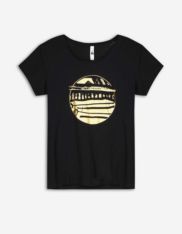 Tricou - Imprimeu - Negru