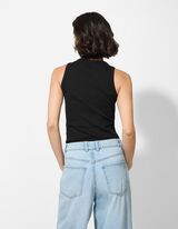 Top - Franjuri - Negru