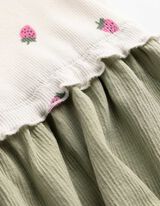 Robe - Imprim&eacute; all-over - blanc