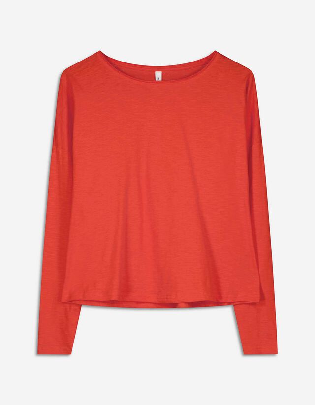 Langarmshirt - Baumwolle