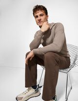 Džínsy - Normálny sed - hneda