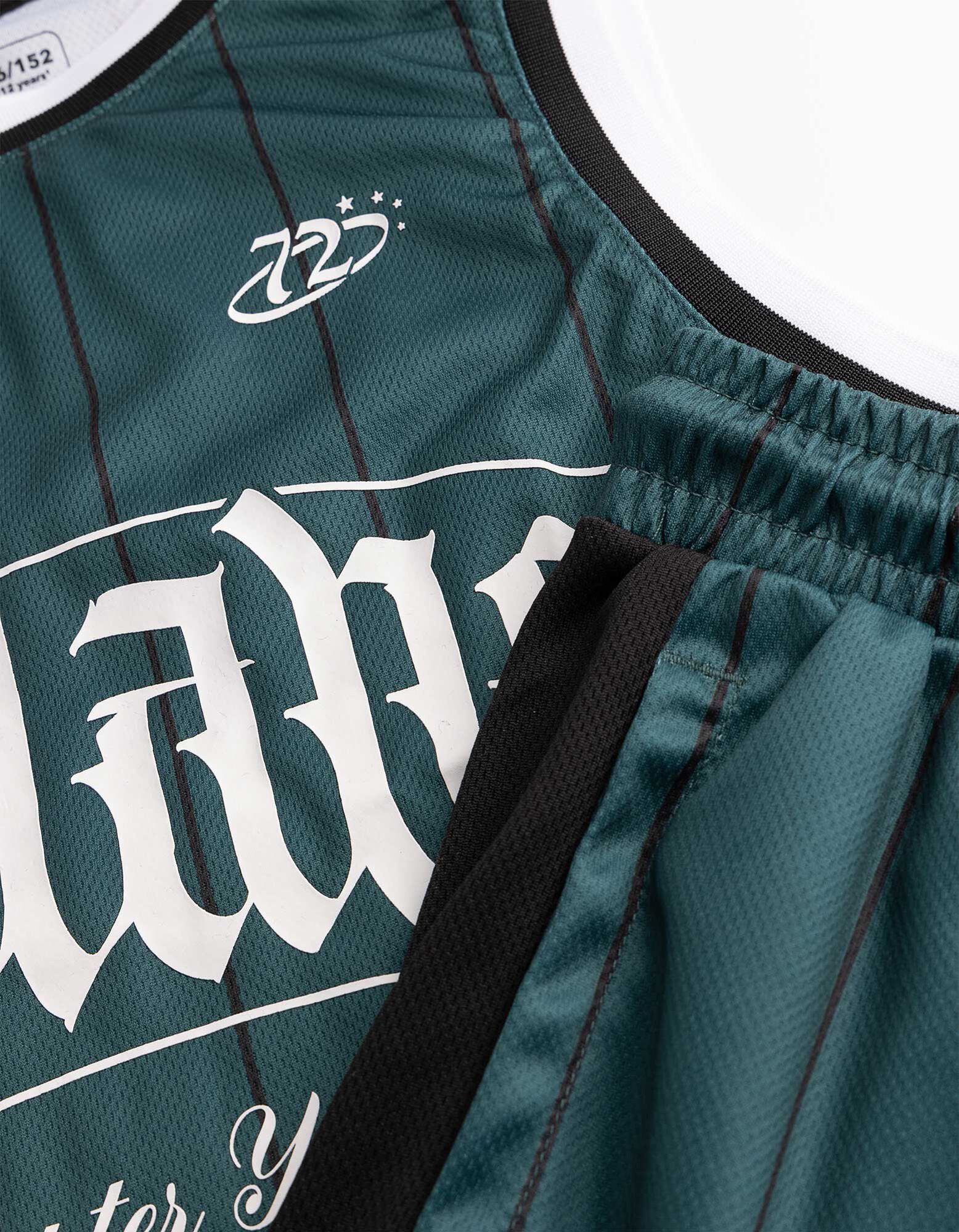 Souprava top a kalhoty - S&iacute;ťovina - tmave zelena