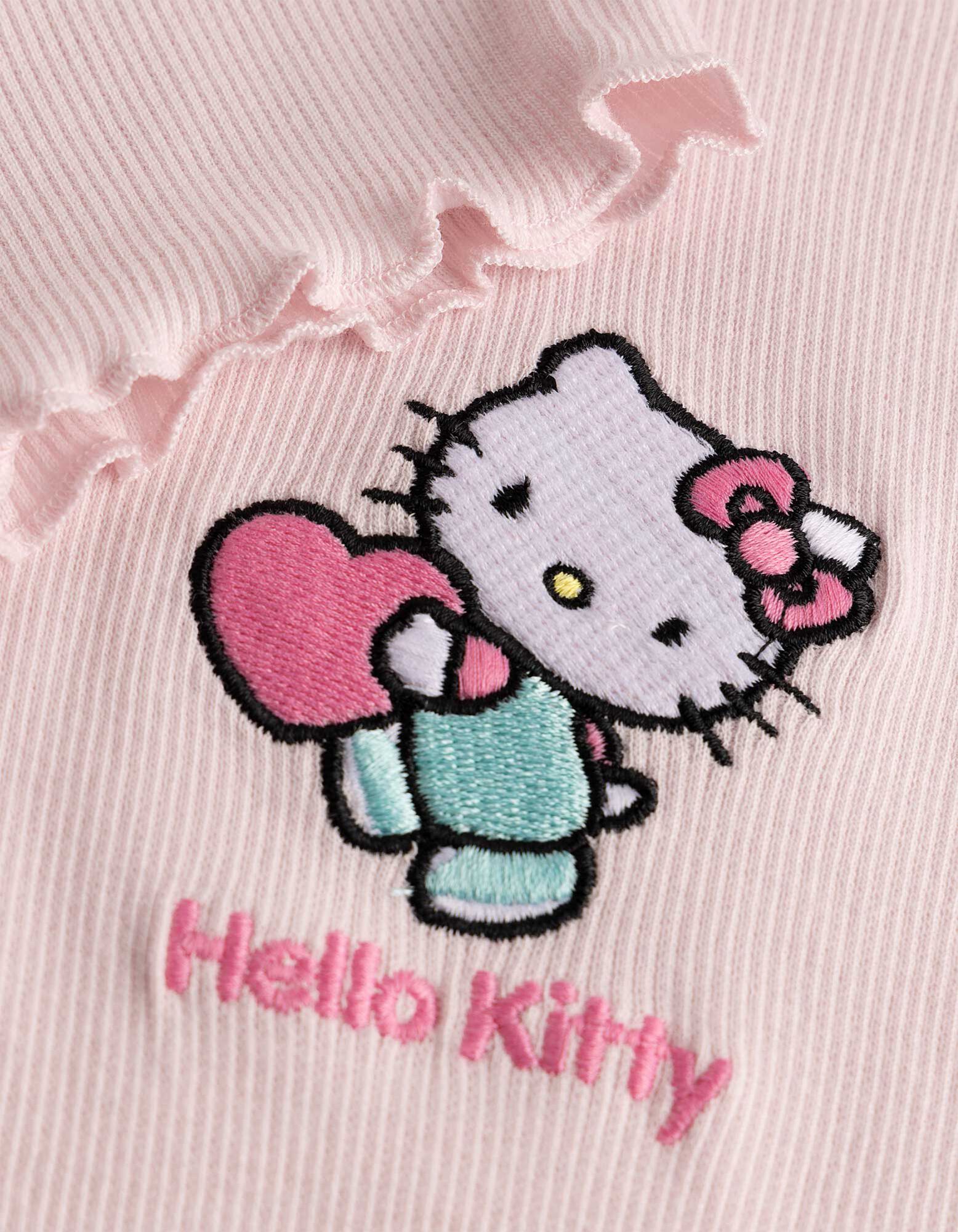 T-shirt - Hello Kitty - ros&eacute; tendre 