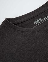 Majica dugih rukava - Melirano - tamno-siva